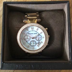 Rose gold Michael Kors Watch